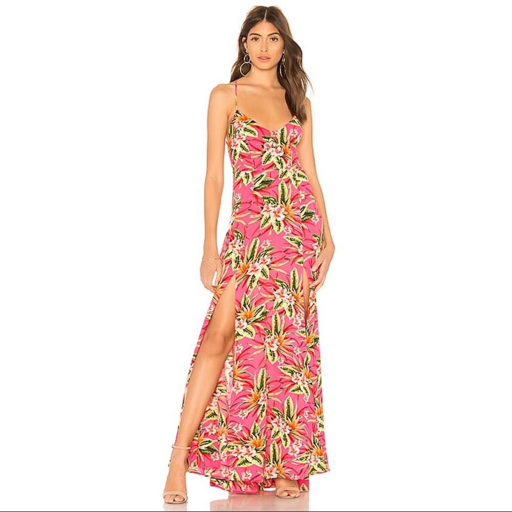 NWT Show me your mumu Nicole maxi dress tropical
